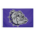 Bulldogs Pride 3' x 5' Double Sided Knit Poly Flag