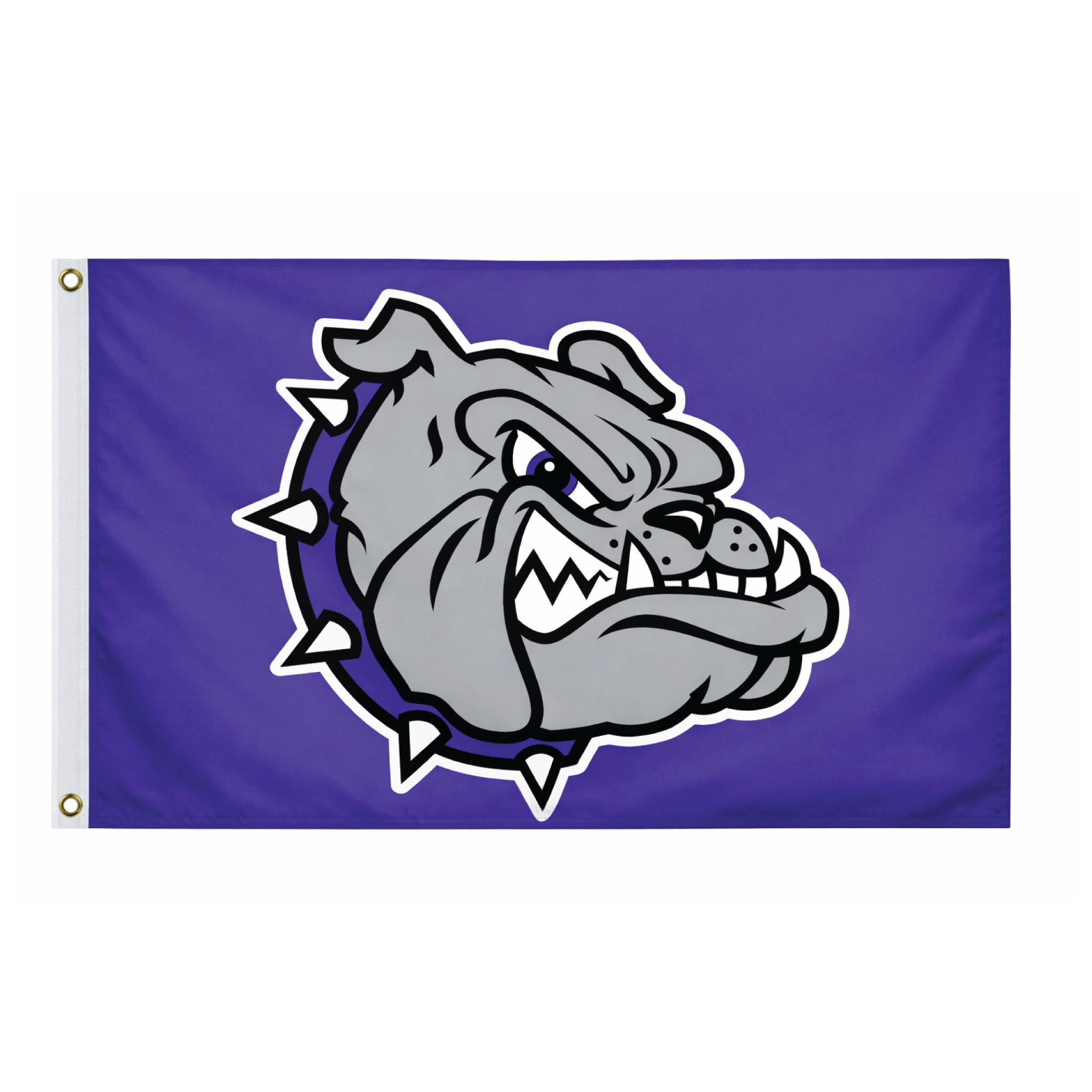 Bulldogs Pride 3' x 5' Double Sided Knit Poly Flag