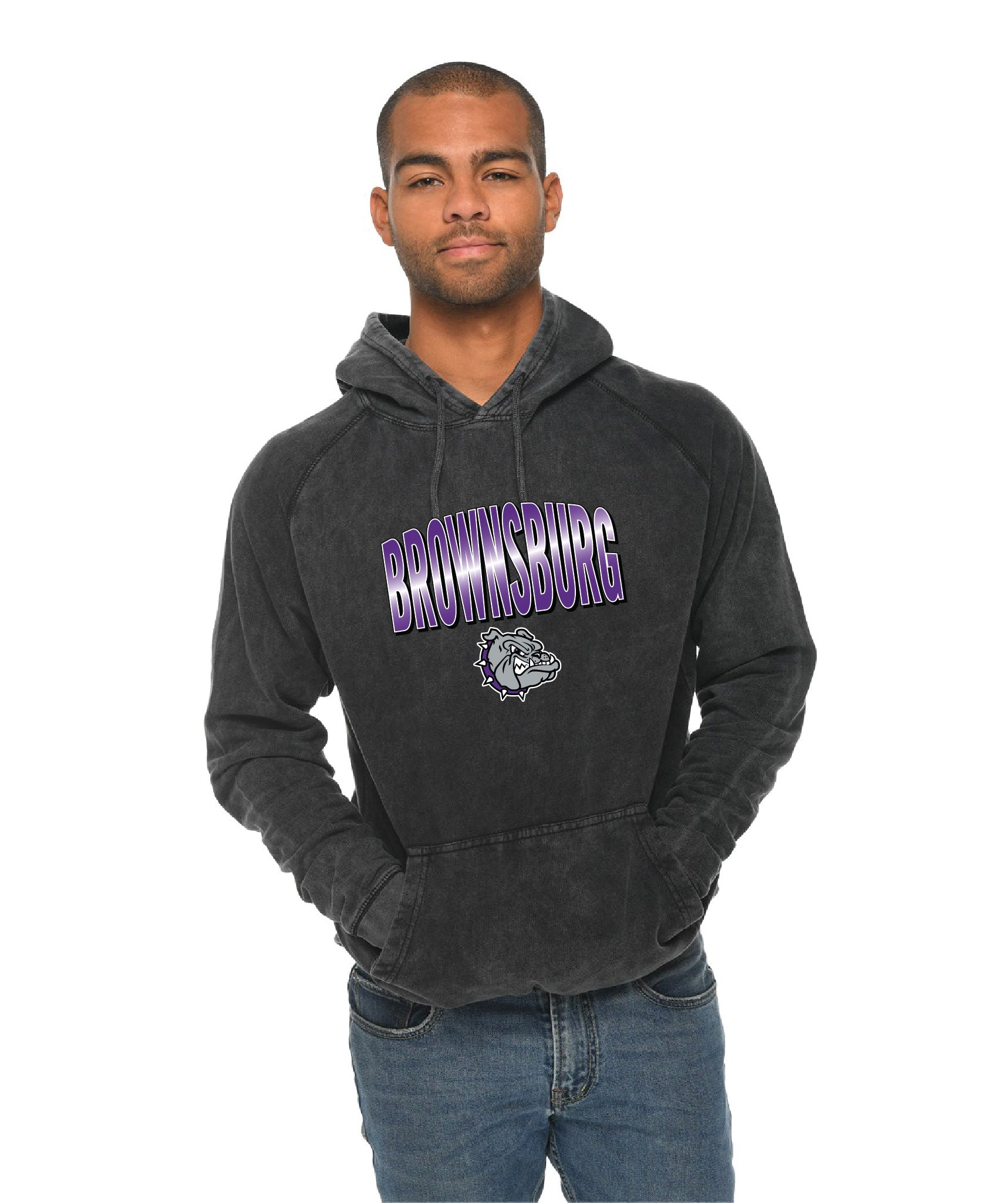 Bulldogs Vintage Hooded Sweatshirt