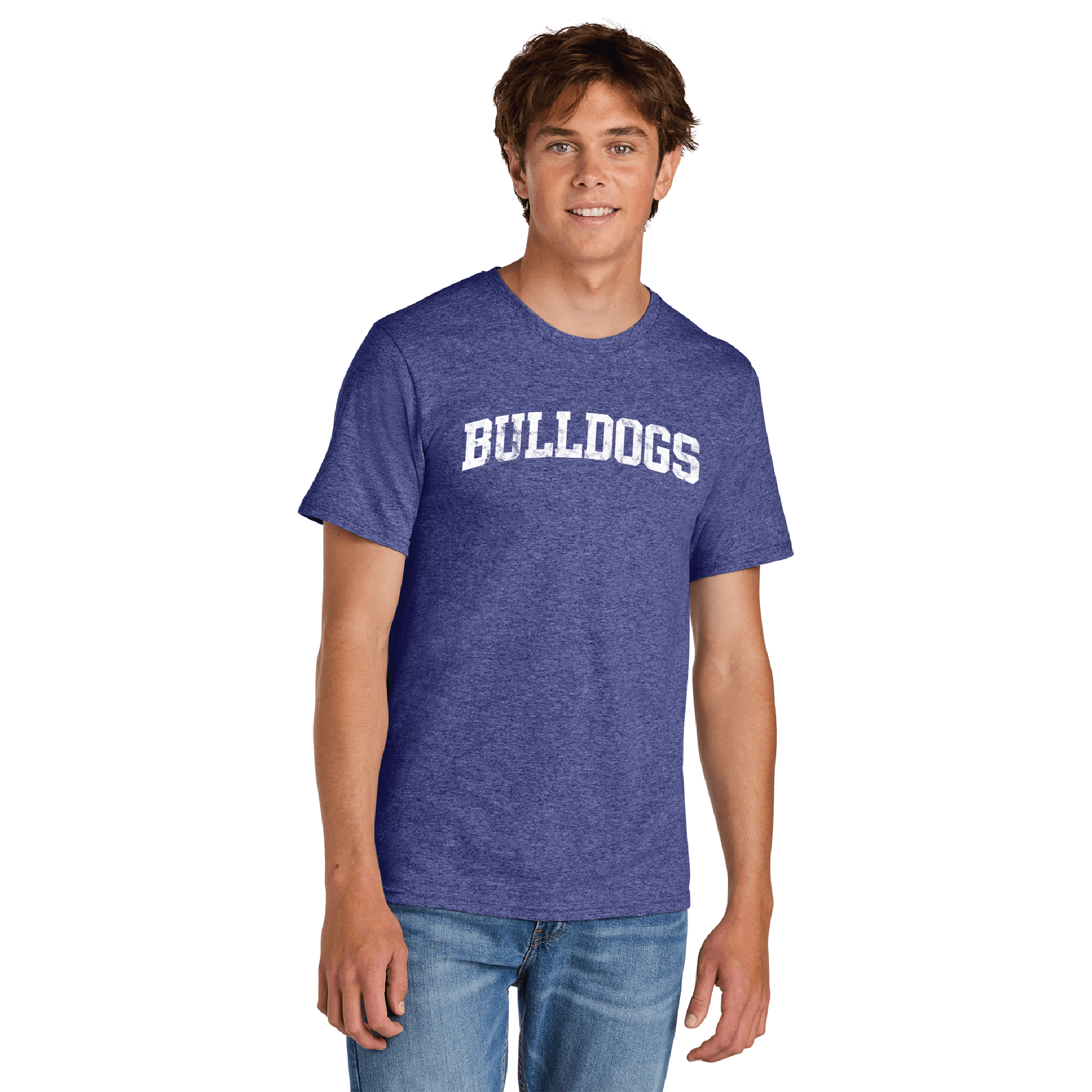 Bulldog Heather Unisex Easy Cotton Tee