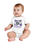 Let's Go Bulldogs Infant Short Sleeve Onesie
